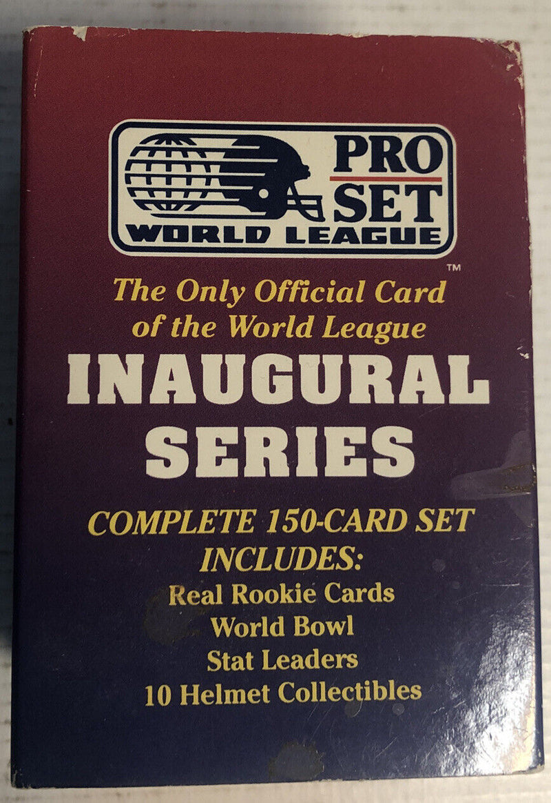 PRO SET WORLD LEAGUE ( 1991 )INAUGURAL SERIES - FULL 150 CARD SET