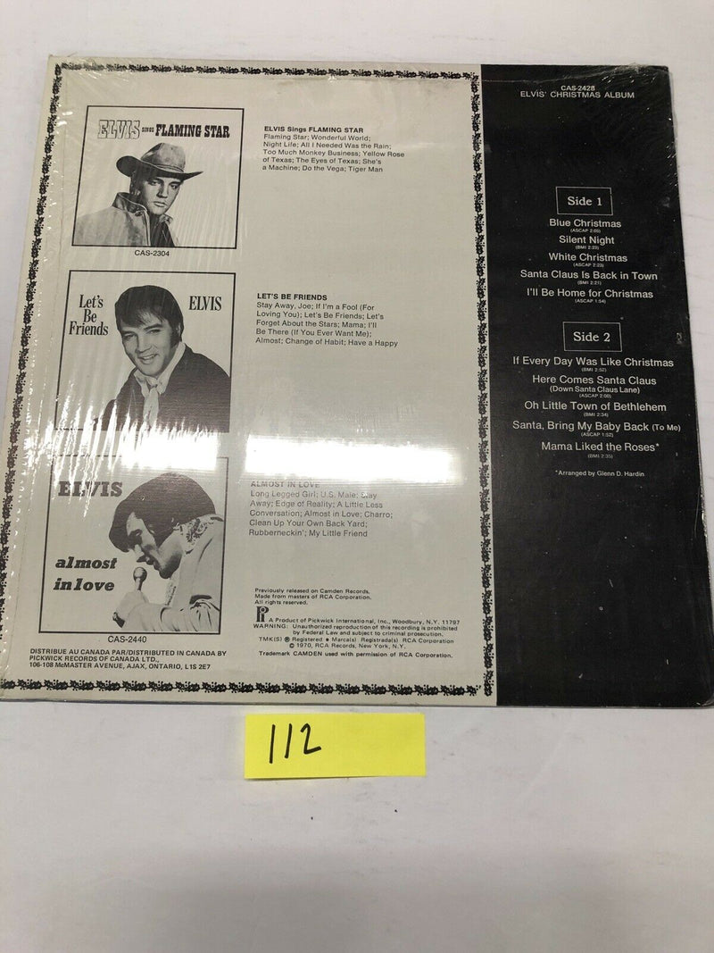 Elvis Presley Elvis’ Christmas Album Vinyl LP Album