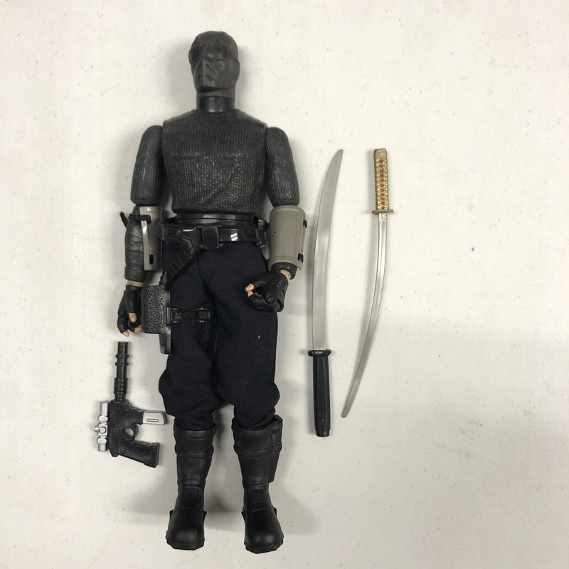 G.I.Joe Snake Eyes 12” Figure With Gun And Swords