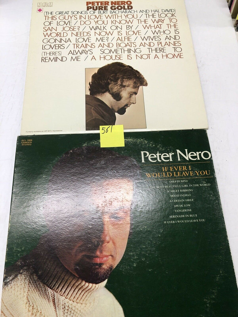 Peter Nero 2 Pack Vinyl LP Albums (see Description)