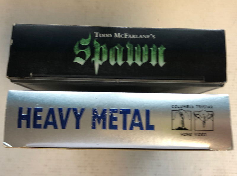 Spawn Hologram Cover & Heavy Metal (1981-1997) Vhs Bundle