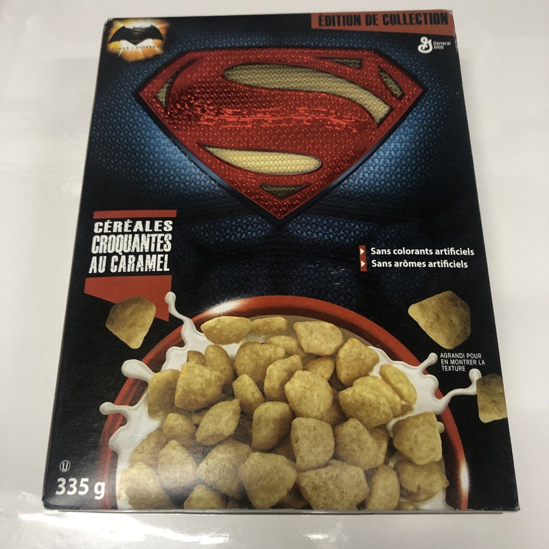 Superman Caramel Crunch • Collector’s Edition •General Mills• Batman VS Superman