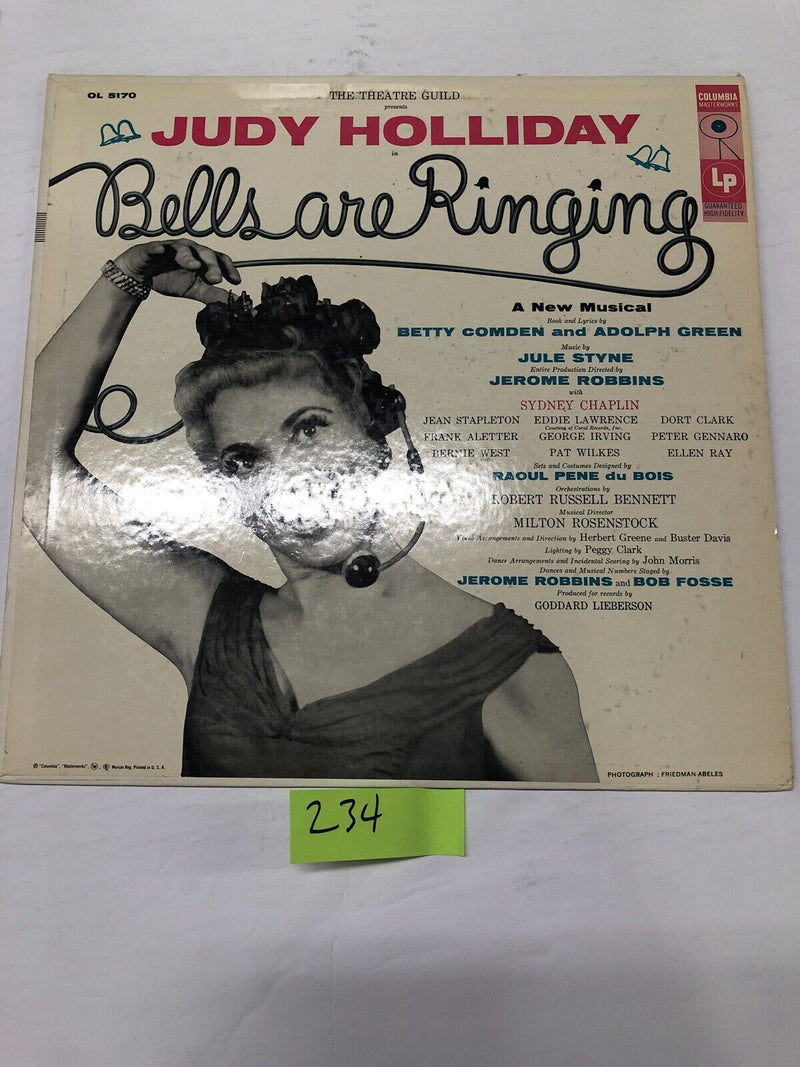 Judy Holliday  Original  Broadway Cast Vinyl LP Album