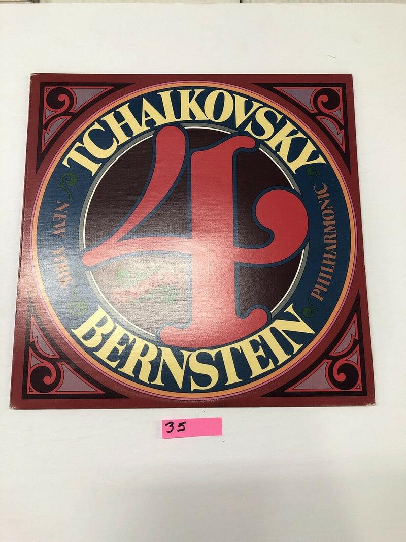 Bernstein Tchaikovsky Symphony 4 New York Philharmonic Vinyl LP Album
