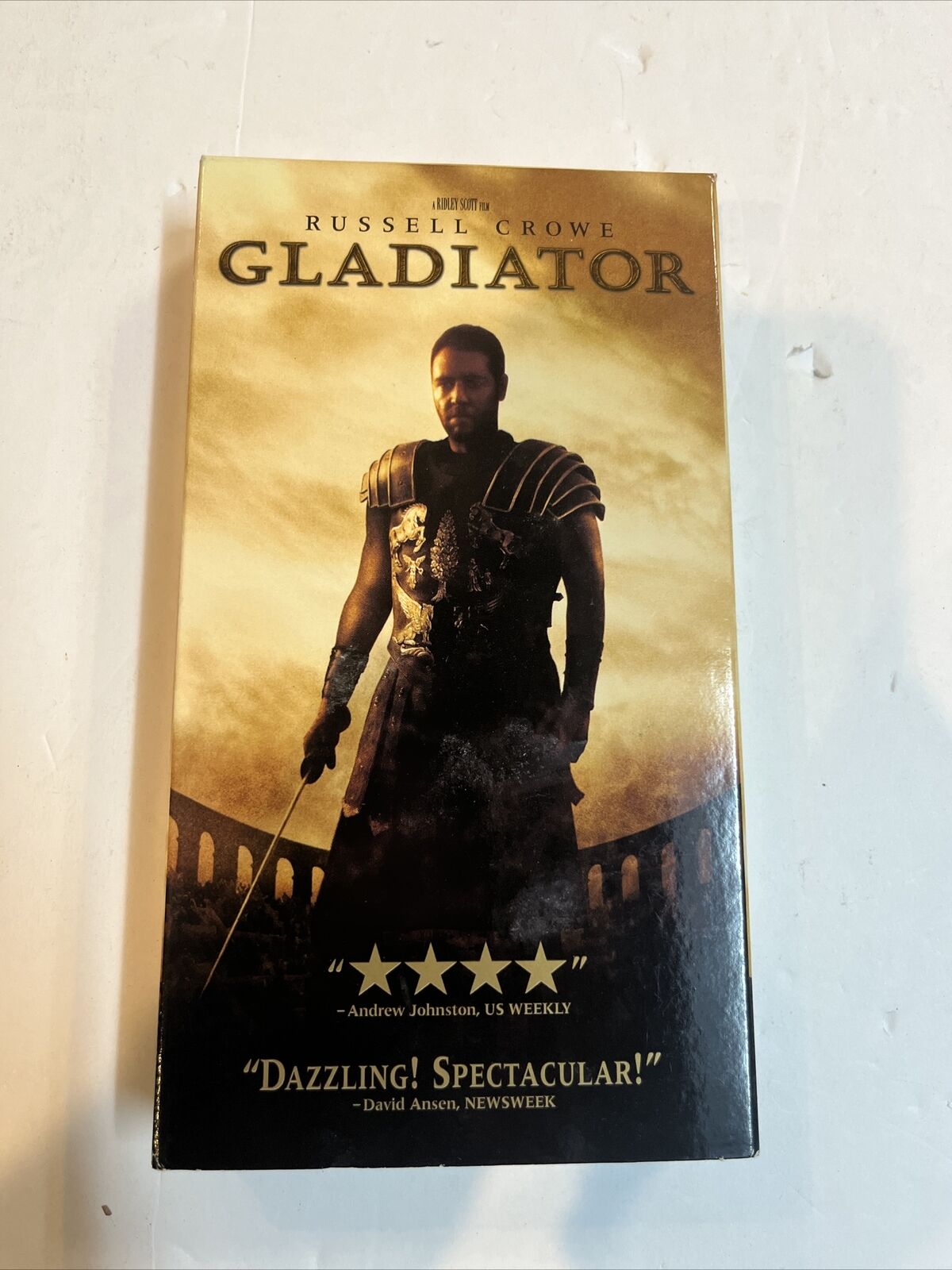 Gladiator Vhs Russell Crowe Scott Ridley Dreamworks 1633