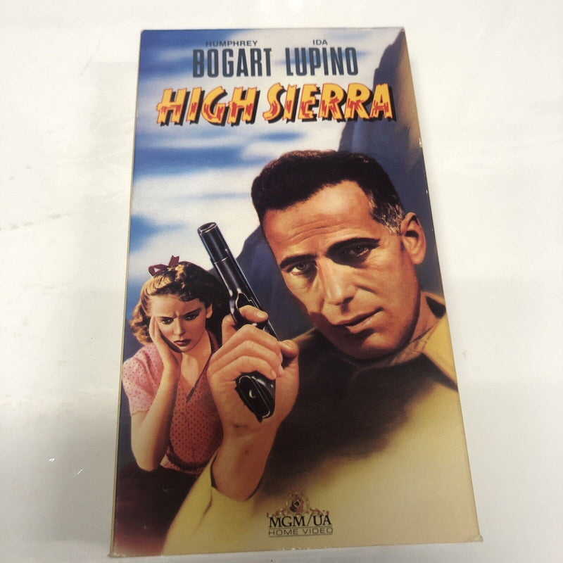 High Sierra (1990) VHS • MGM/UA Home Video • Humphrey Bogart • IDA Lupino
