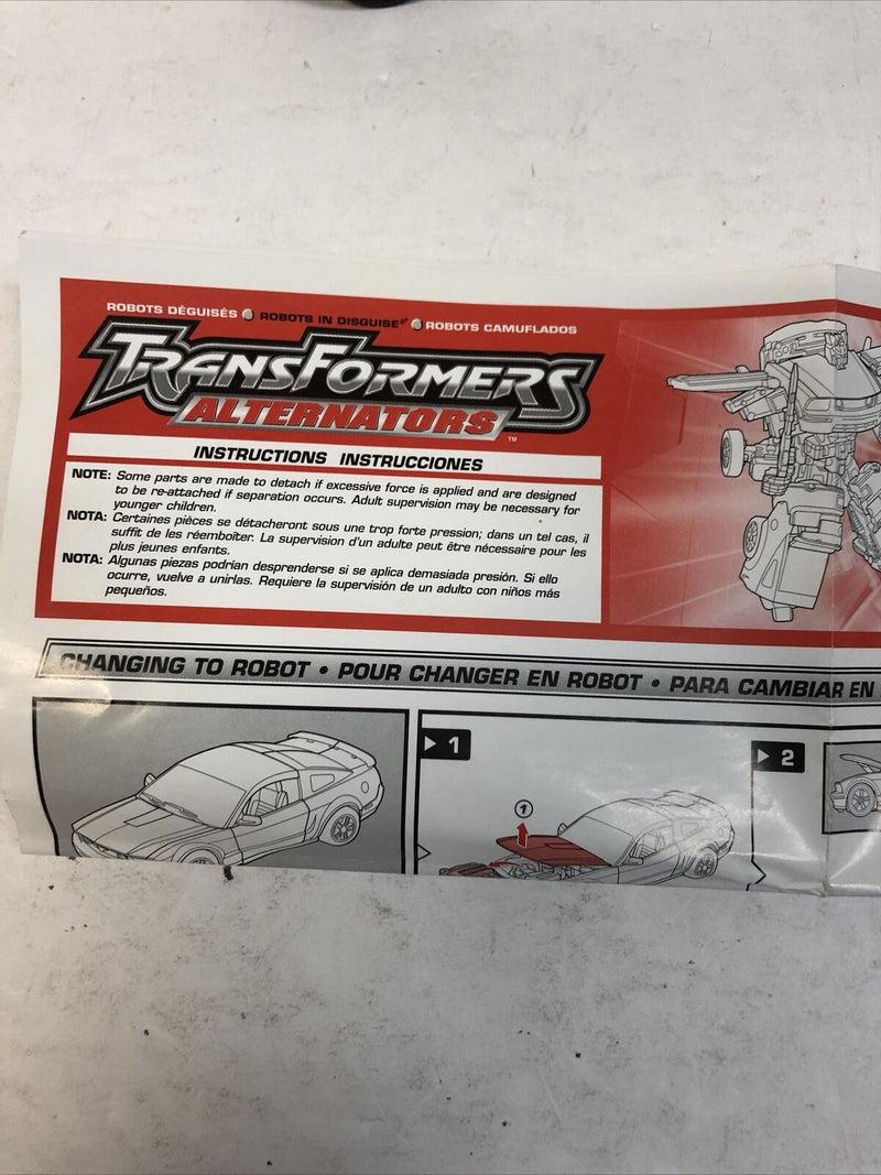 Transformers Alternators Ford Mustang Gt Grimlock 2004 Complete Mint w/instruct