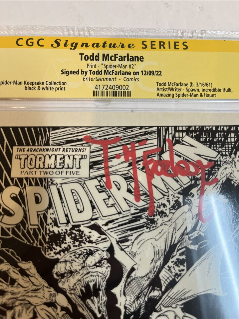 Spider-Man Keepsake Collection B&W Print  (1990)