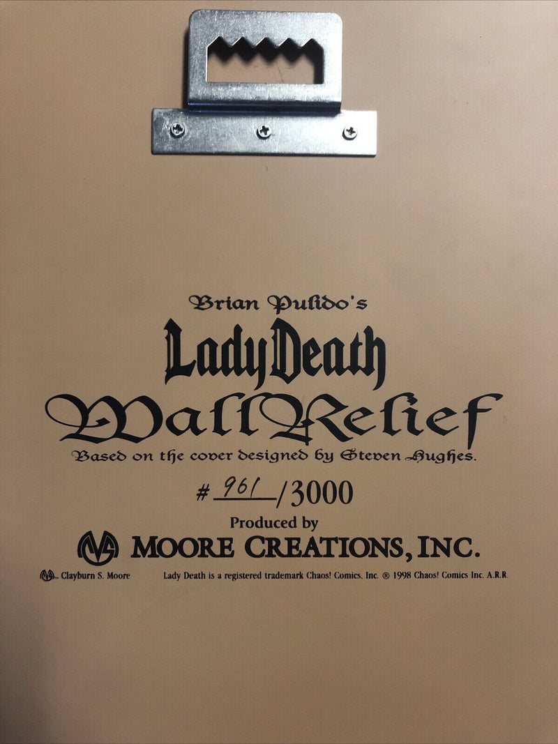 Lady Death Wall Relief (1998) Moore| Brian Pulido’s Porcelain Limited Edition