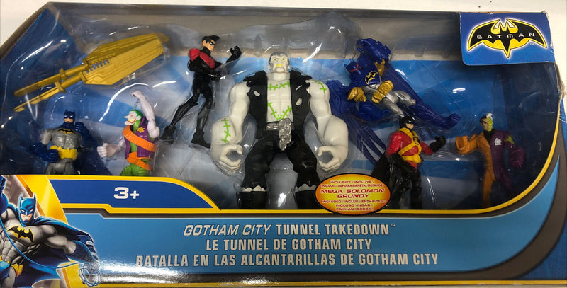 DC Comics Batman Gotham City TUNNEL TAKEDOWN Figures 7-Pack