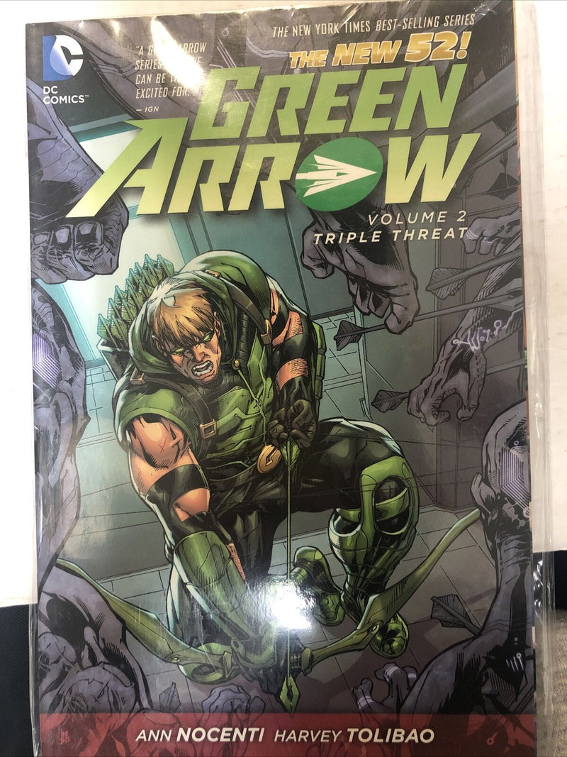 Green Arrow Vol.2: Triple Threat (2013) Dc Comics TPB SC Ann Nocenti