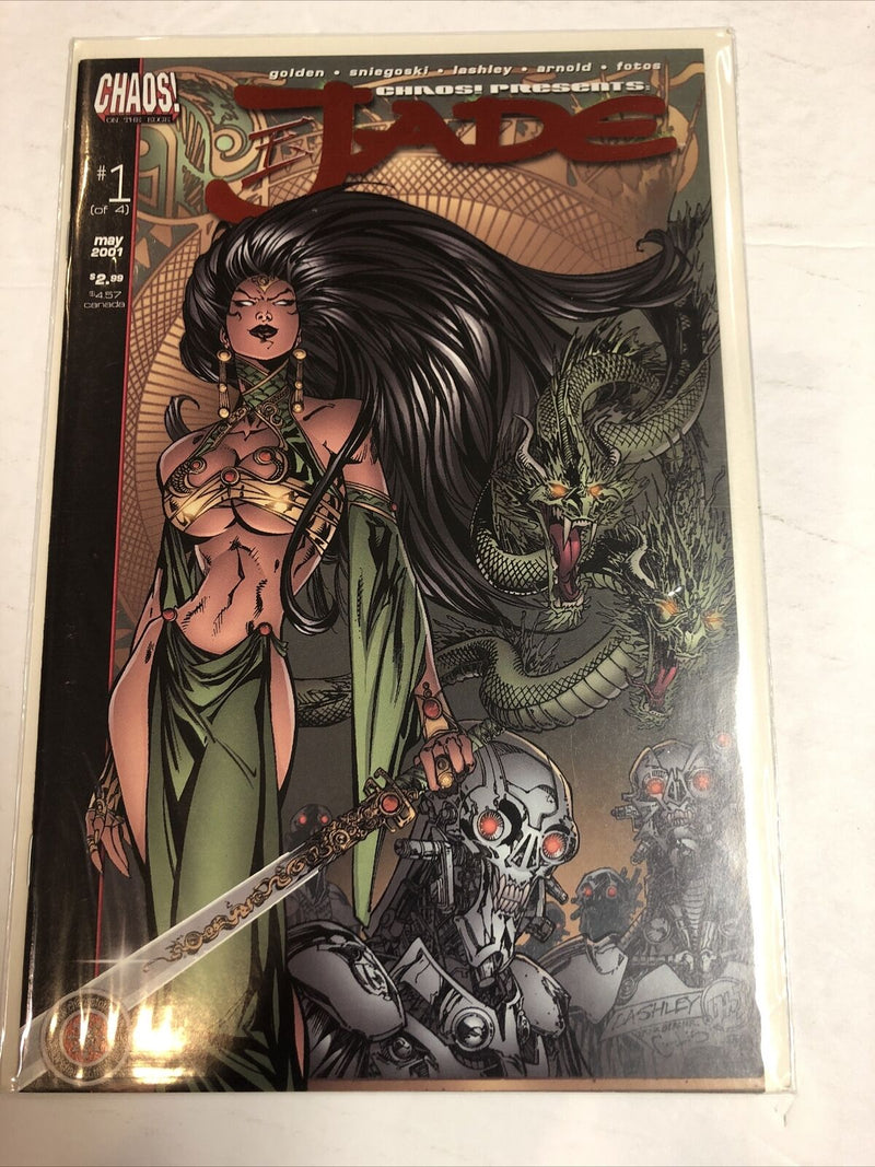 Chaos! Presents: Jade (2001) # 1 (NM) | Dynamic Forces Red Foil Variant # 56/500