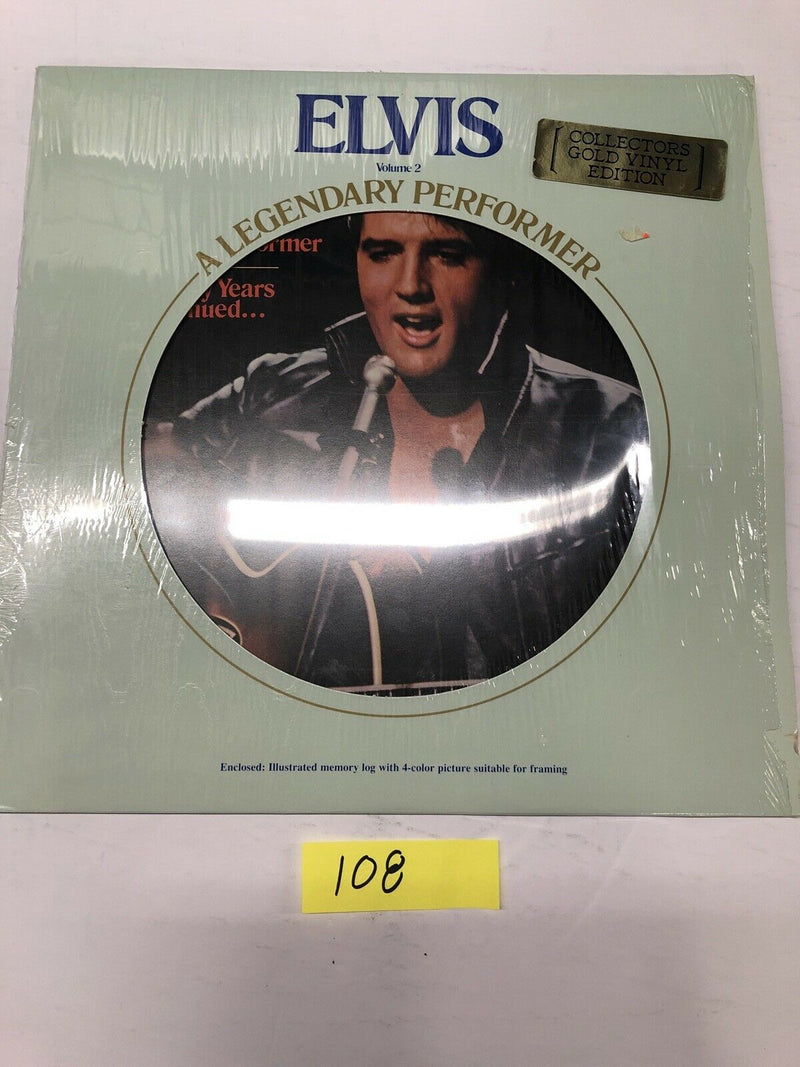 Elvis Presley A Legendary Performer Vol 2 Collectors Gold Vinyl LP Album