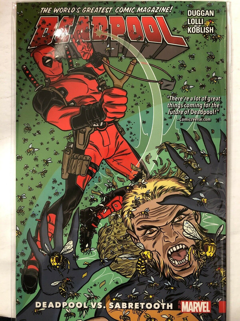 Deadpool: World’s Greatest Deadpool Vs. Sabretooth Vol.3 Duggan Marvel (2014) HC