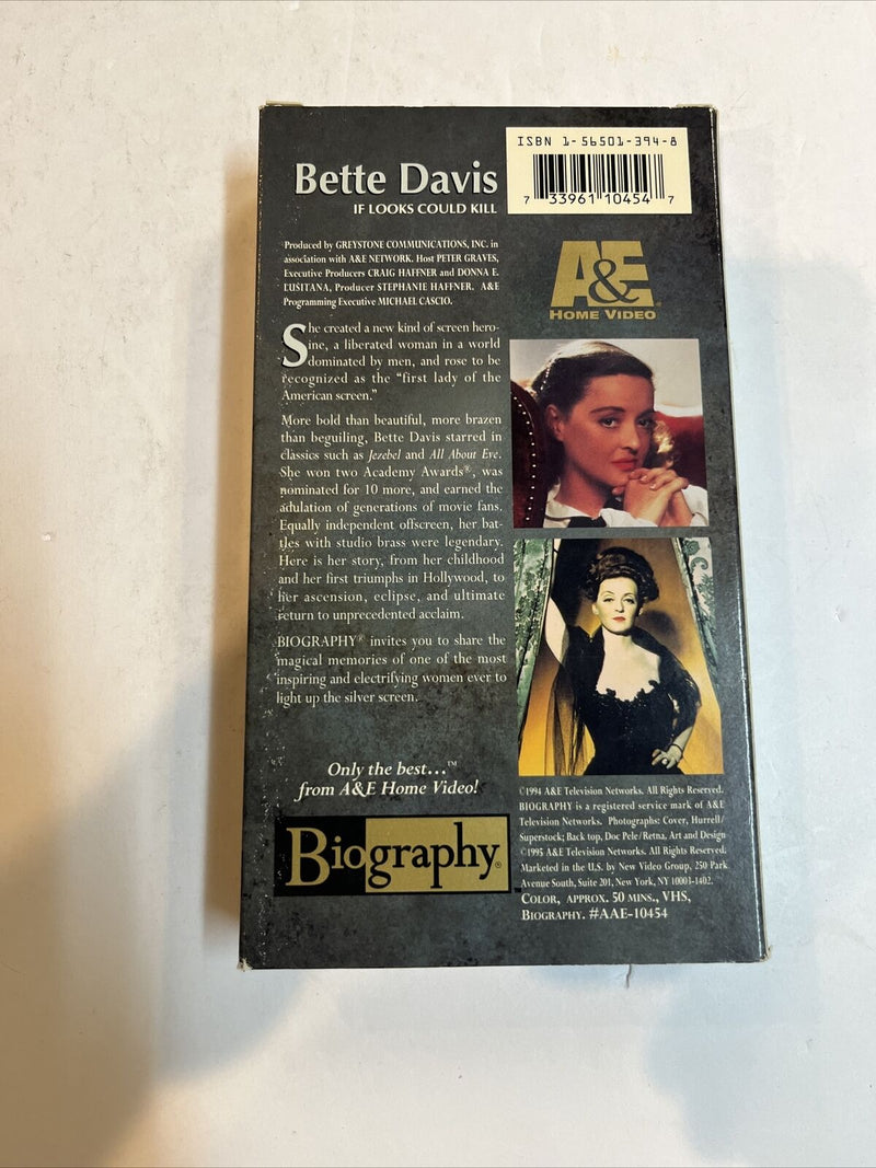Biography: Bette Davis (VHS, 1995)
