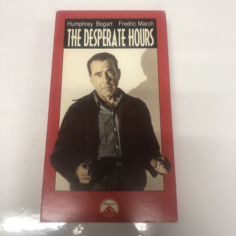 The Desperate Hours (1989) VHS Humphrey Bogart • Fedric March • Paramount