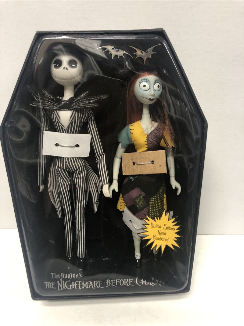 Nightmare Before Christmas (2005) Jack and Sally Porcelain Dolls