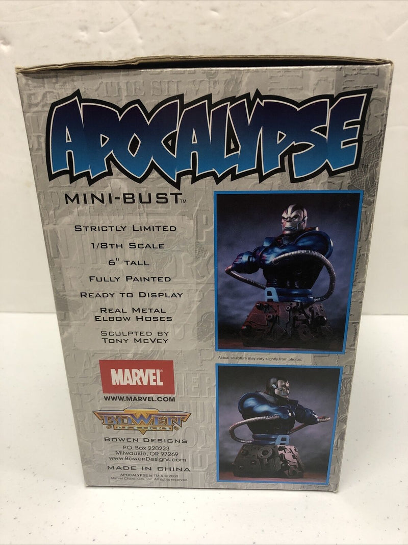 Apocalypse Marvel Mini Bust (359/5000) Bowen Design 1/8 Scale 6” Tall Rea Metal