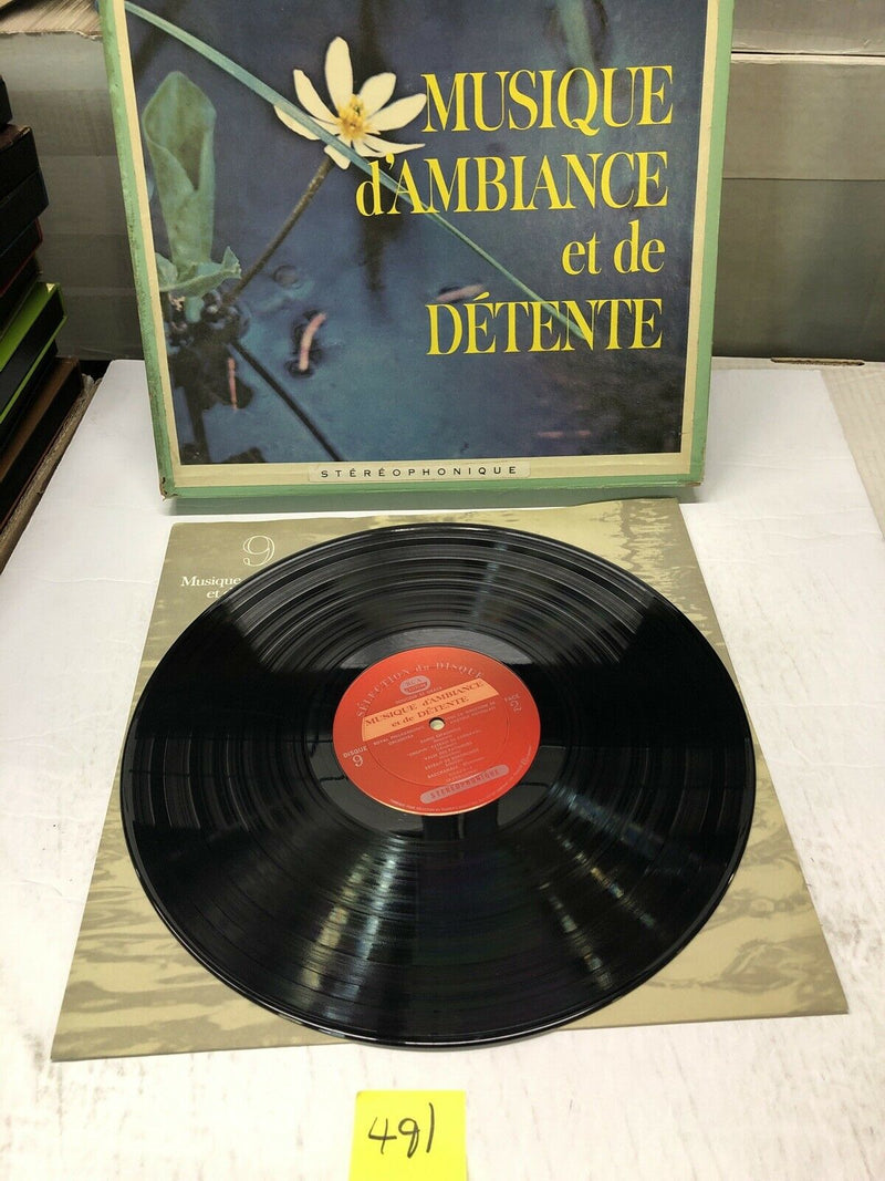 Musique  D’ambiance Et De Detente. 9  LP  Album Boxed Set Collection