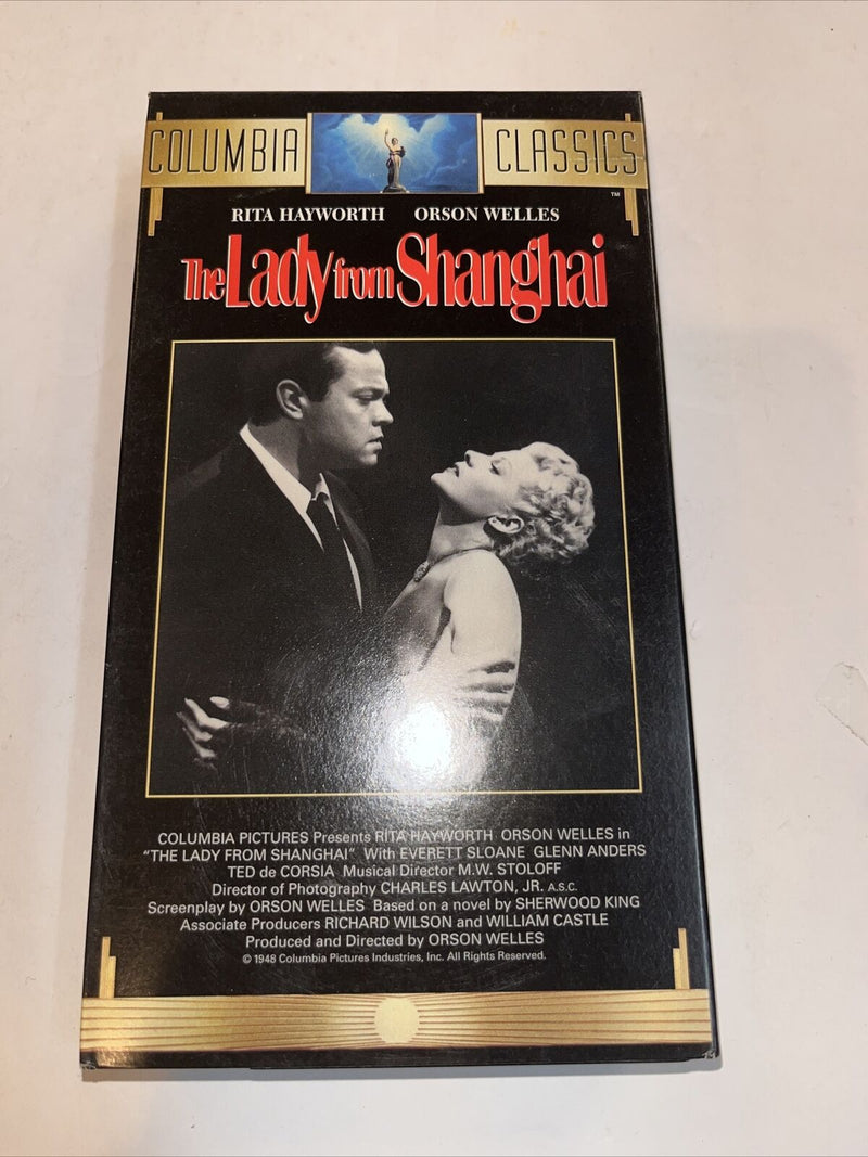 The Lady from Shanghai (VHS, 1992) Orsen Welles • Rita Hayworth | Columbia
