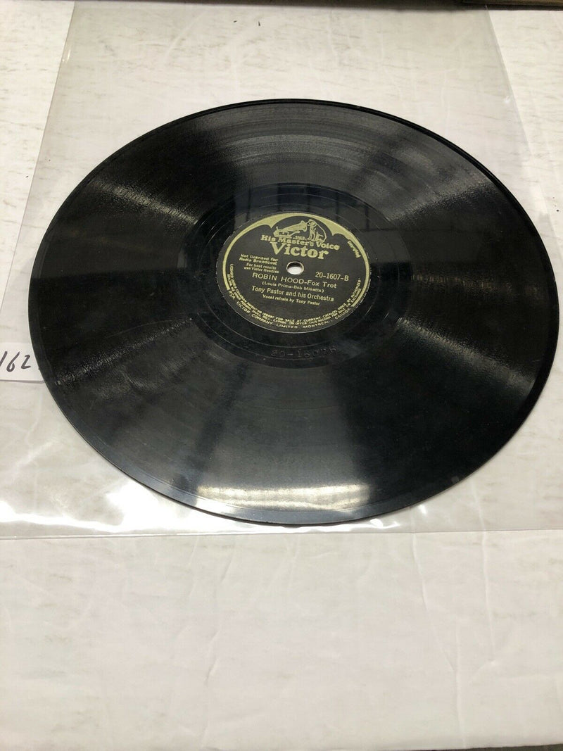 Tony Pastor And His Orchestra One Meatball Shellac 78RPM