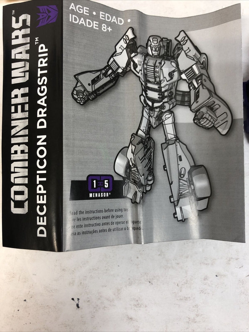 Transformers Deluxe Generations Combiner Wars DRAGSTRIP 2014 Complete Mint