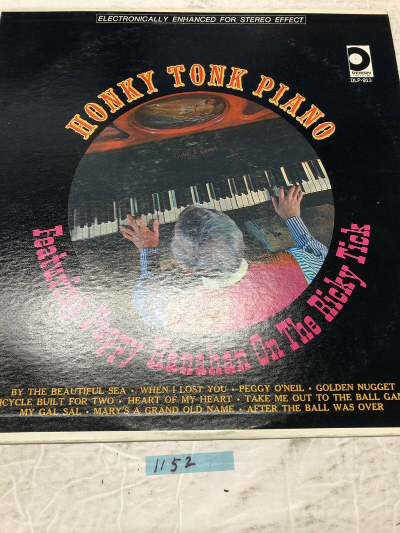 Honky Think Piano Pappy Hanahan On The Ricky Tick Vinyl  LP Album