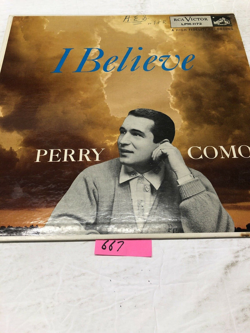 Perry Como I Believe  LP Album