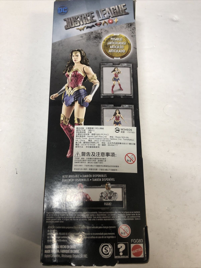 2015 Mattel DC Comics Justice League Wonder Woman Action Figure Posable 11"