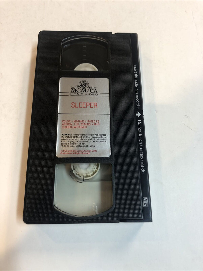 Sleeper (VHS 1989) Woody Allen • Diane Keaton • Marshall Brickman