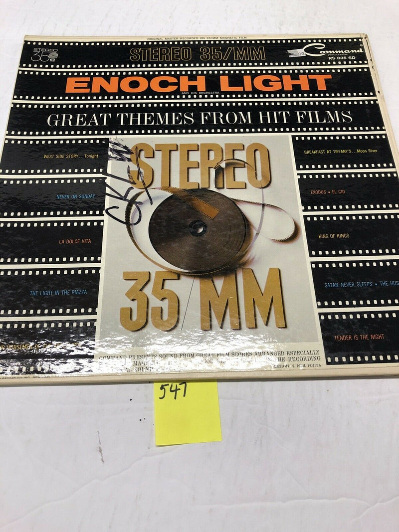 Enoch Light Great Themes From Hit Films Vinyl LP Album