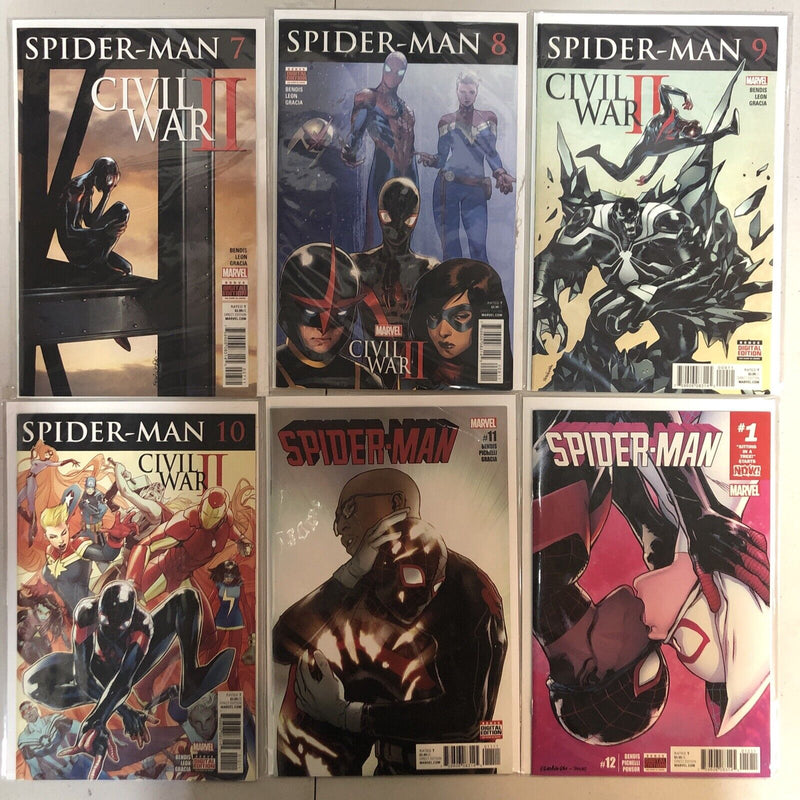 Spider-Man Set (2016) #1-14 (VF/NM) Marvel Comics #5 Damaged (Check last pic)