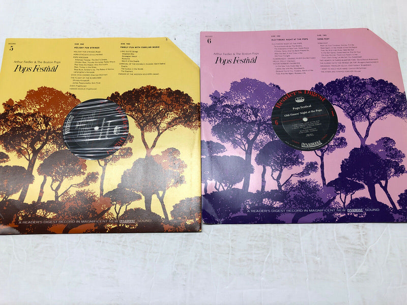 Arthur Fiedler & The Boston Pops Pops Festival 10 Vinyl LP Album Box Set