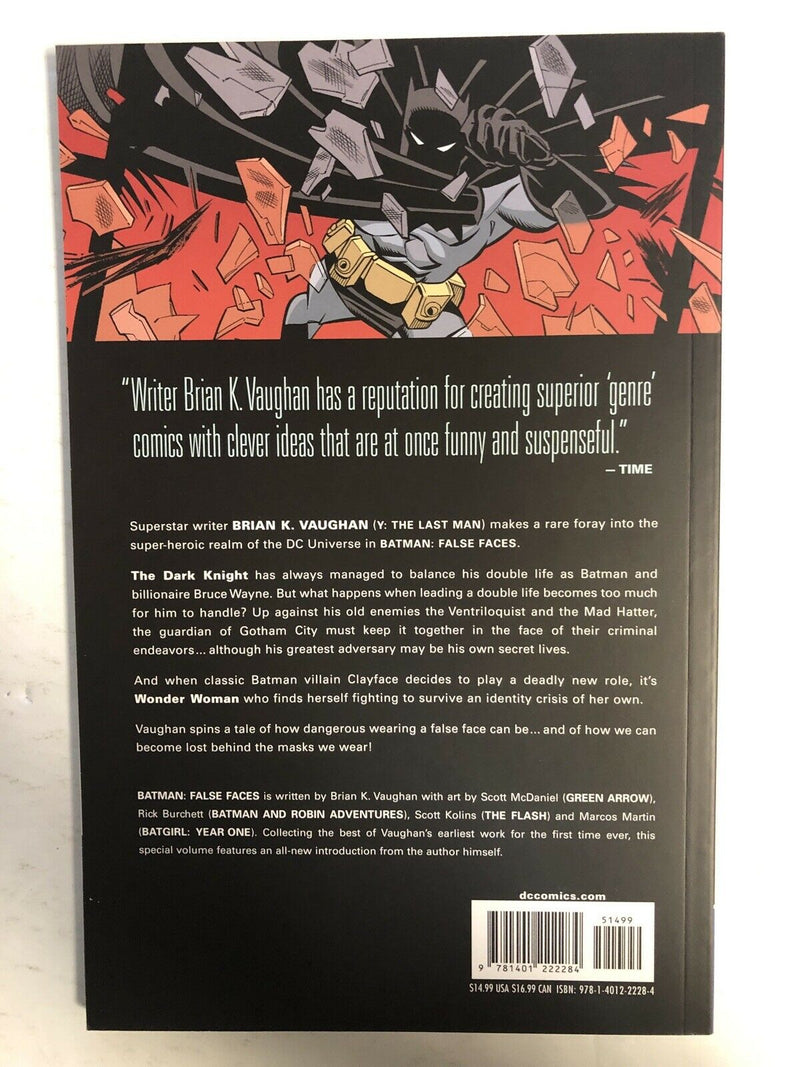 Batman: False Faces | TPB Softcover (2009)(NM) Brian K. Vaughan