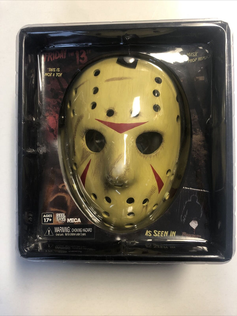 NECA Friday the 13th Part 3 |Jason Prop Replica Hockey Mask| New Line Production