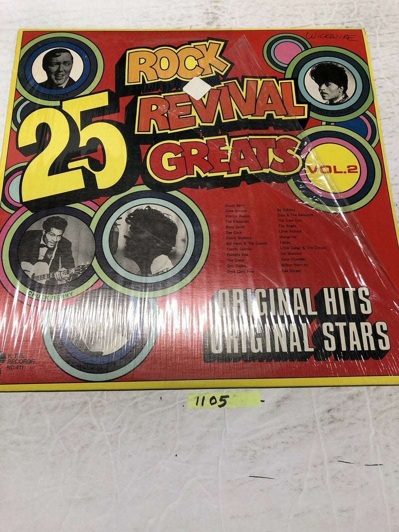 25 Rock Revival Greats Vol. 2. Vinyl  LP Album