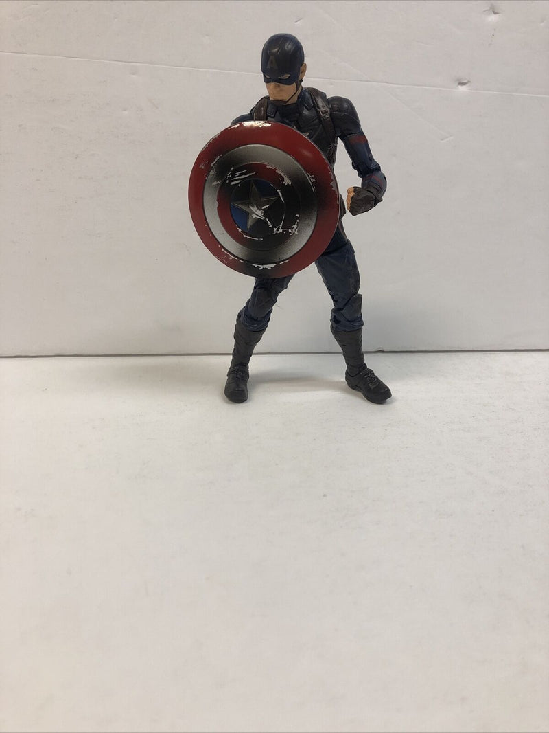 Marvel Legends Captain America Battle Damaged(Civil War)(2013) Mint Missing Head