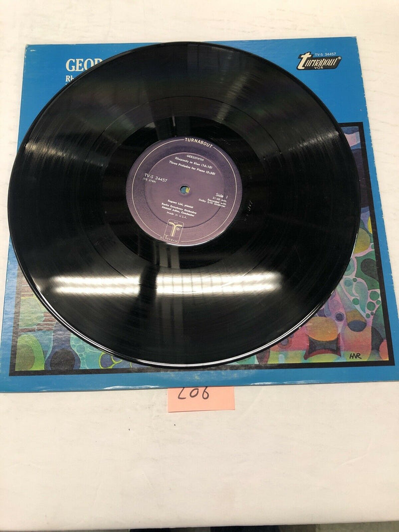 George Gershwin Rhapsody in Blue Pianist Eugene List Vinyl LP Album