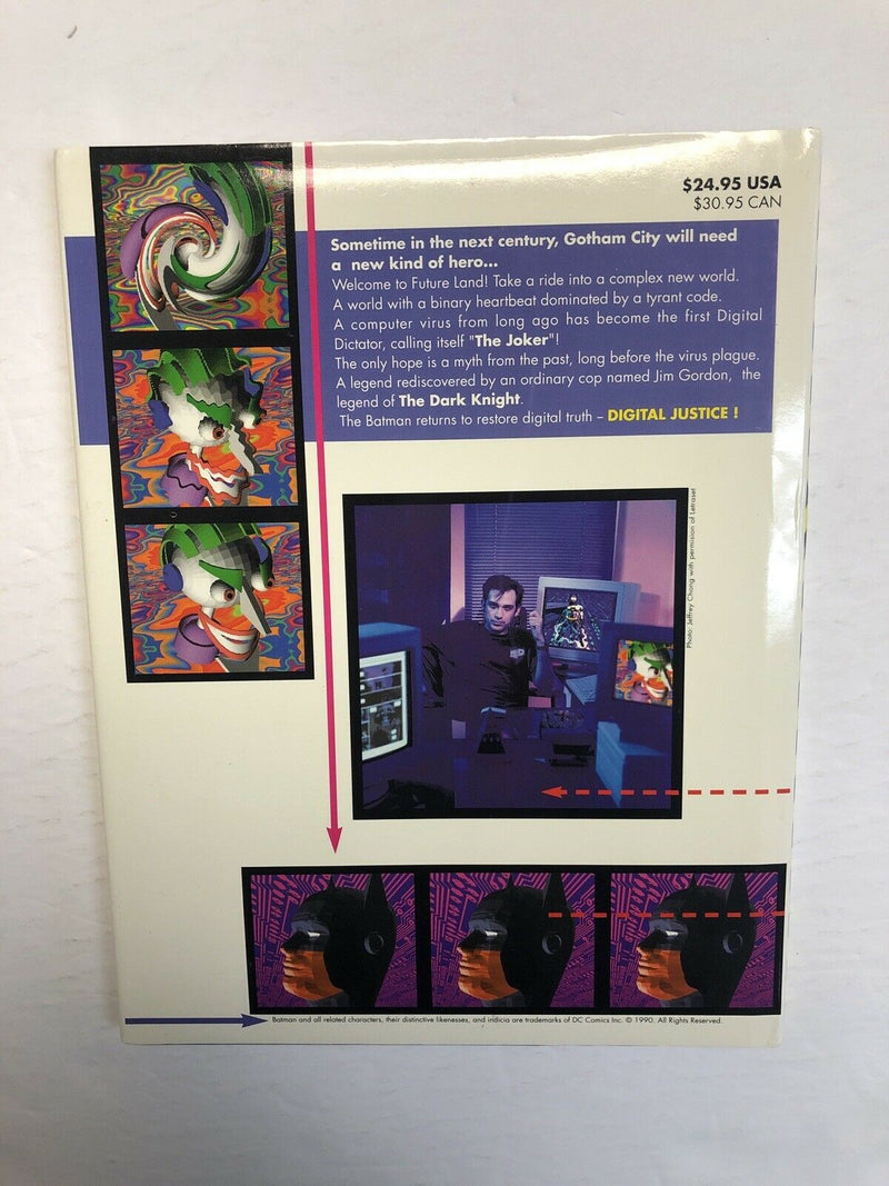 Batman: Digital Justice Hardcover HC (1990) 3D Computer Generated | Pepe Moreno