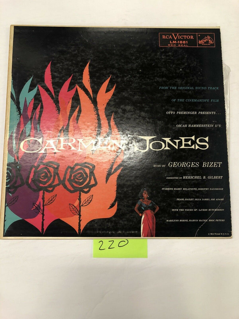 Carmen Jones Original Soundtrack Vinyl LP Album