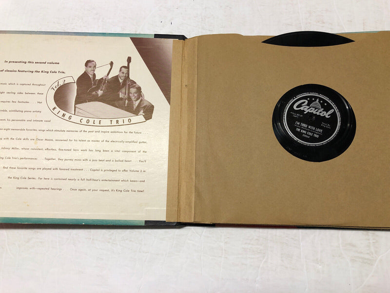 King Cole Trio Volume 2 Box Set Of Four Shellac Records 78RPM