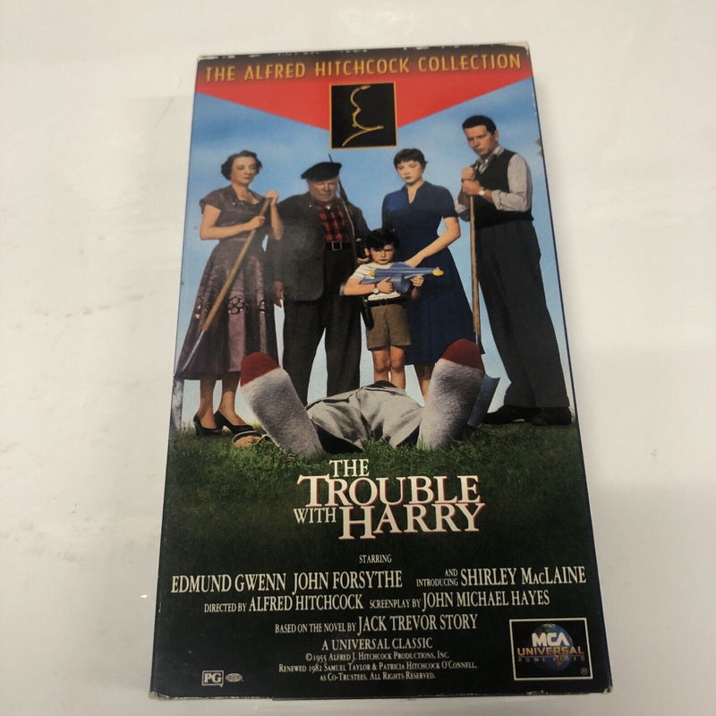 The Trouble with Harry (1995) VHS Alfred Hitchcock’s Collection • MCA Universal