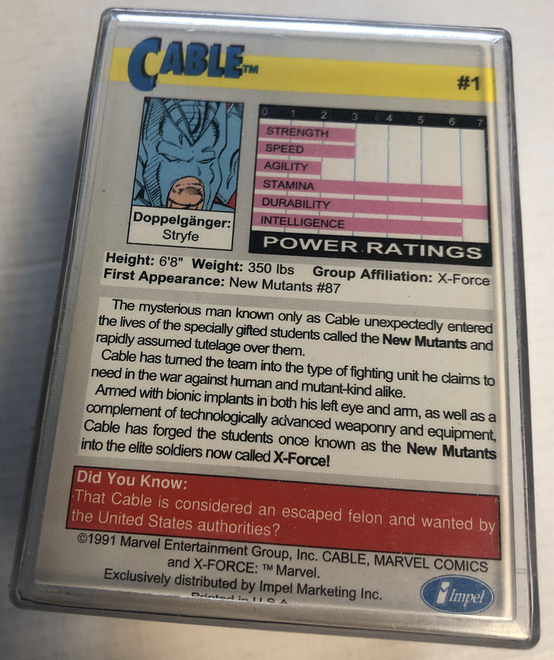 Marvel Universe - 1991 Vintage Trading Cards - Complete Set