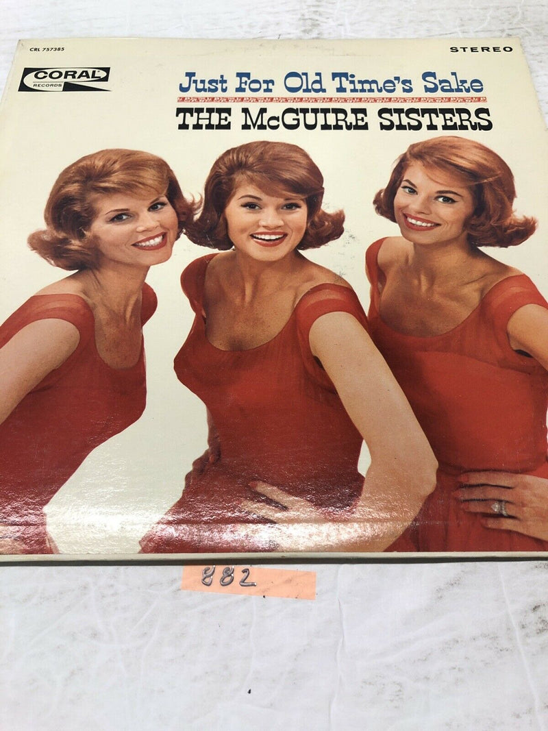 The McGuire Sisters Just For Old Times Sake Vinyl LP Album