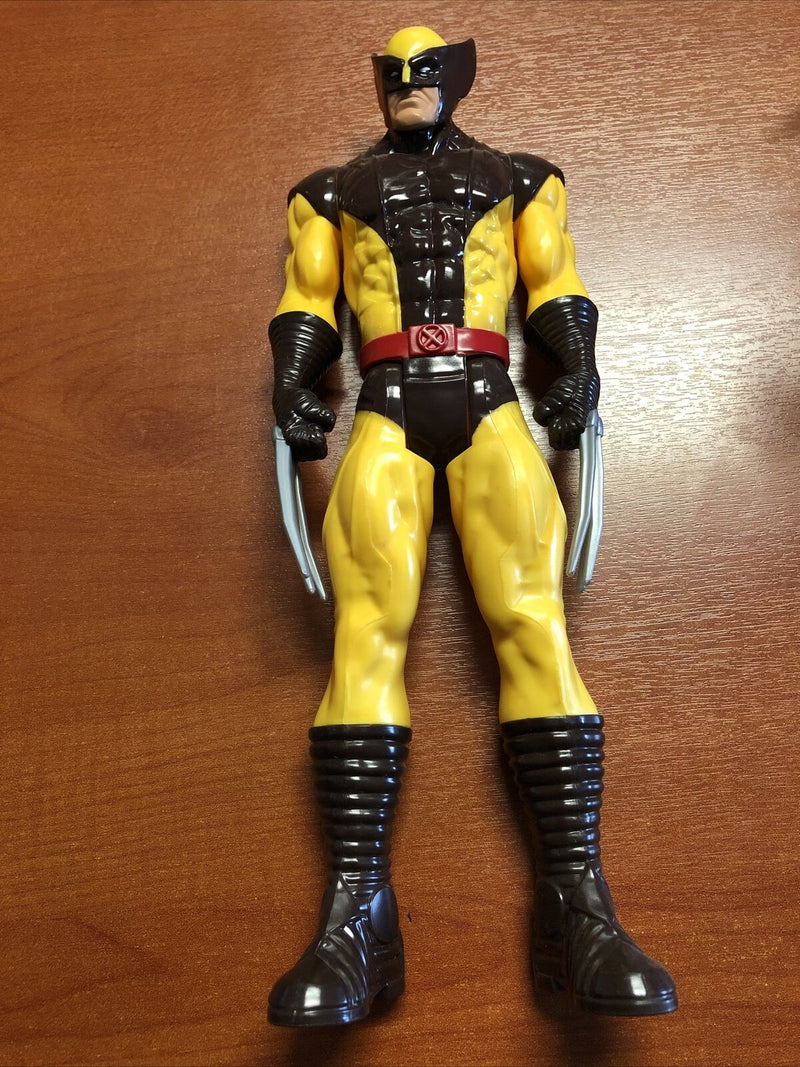 Wolverine 12 Inch Action Figure Hasbro Marvel X-Men Titan Hero Series Toy Brown