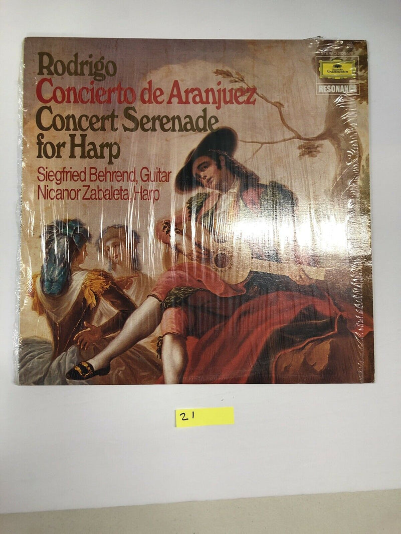 Rodrigo Concierto De Aranjuez Concert Serenade For Harp Vinyl LP Album