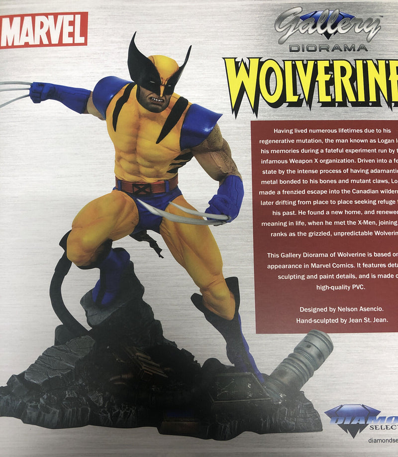 DIAMOND SELECT TOYS Marvel Gallery VS: Wolverine PVC Figure 10 inches