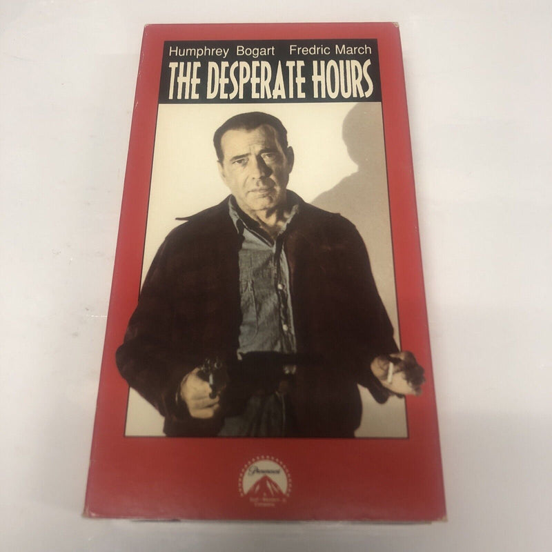 The Desperate Hours (1989) VHS Humphrey Bogart • Fedric March • Paramount