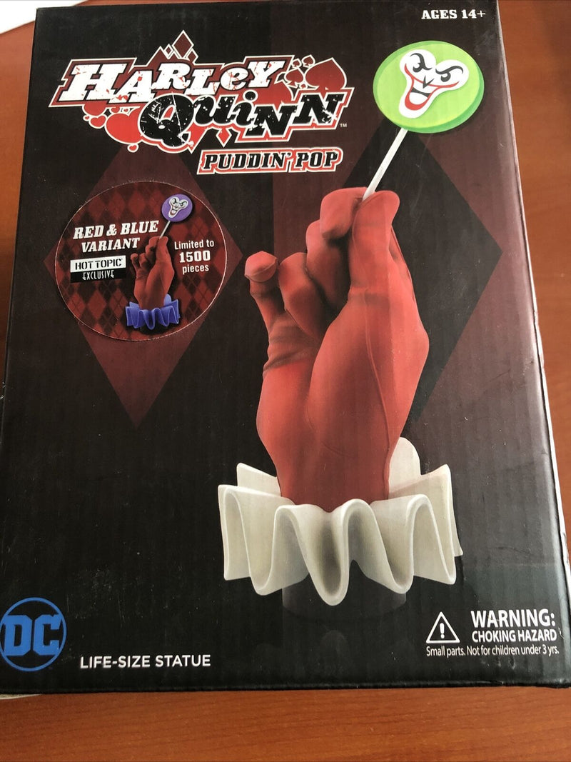 Harley Quinn Puddin Pop Hand Statue - Cryptozoic 2018 -  DC
