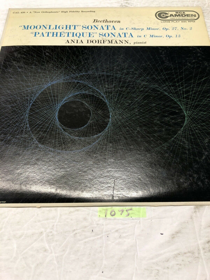 Beethoven Moonlight Sonata By Ania Dorfman Vinyl  LP Album